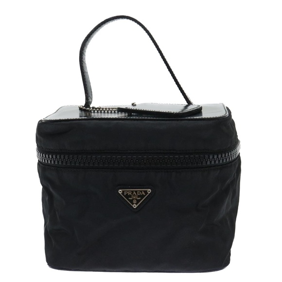 PRADA Vanity Cosmetic Pouch Nylon Black Auth bs8176 - Picture 13 of 16